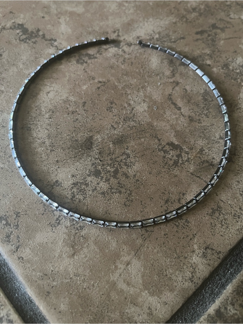 Diamonique Baguette Choker